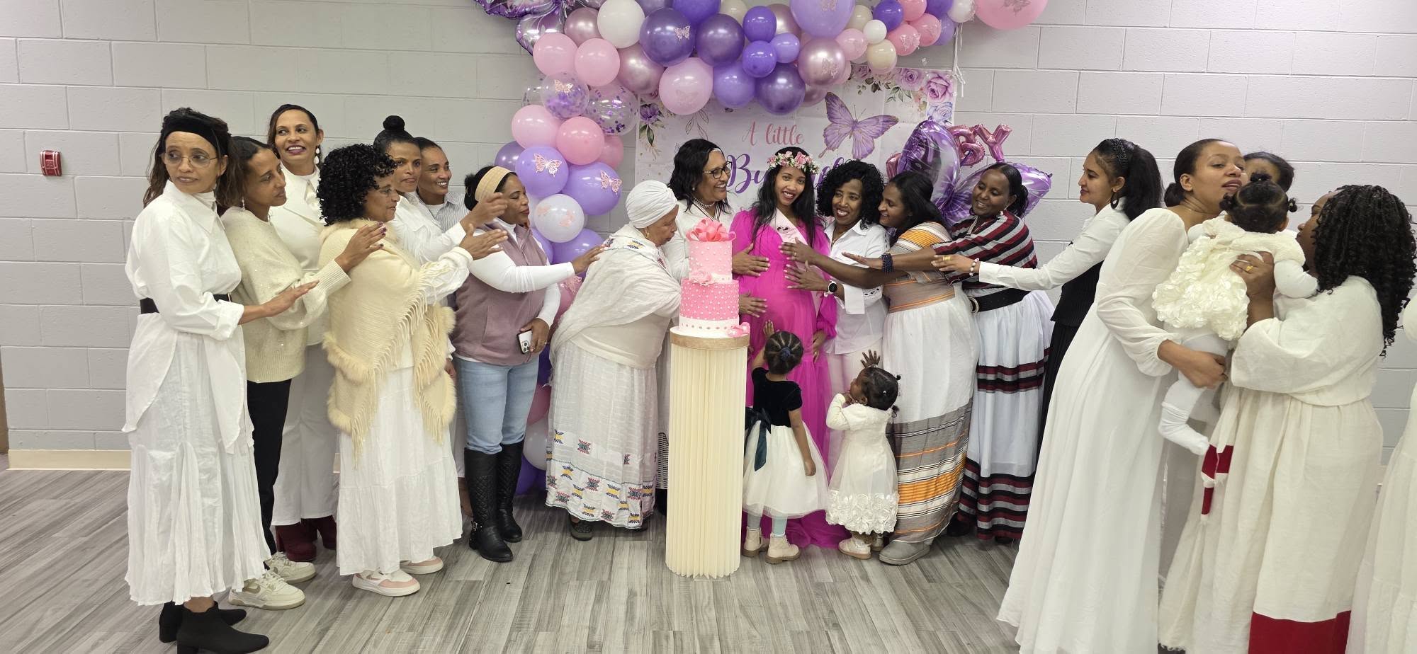 Special moment from church fellowship